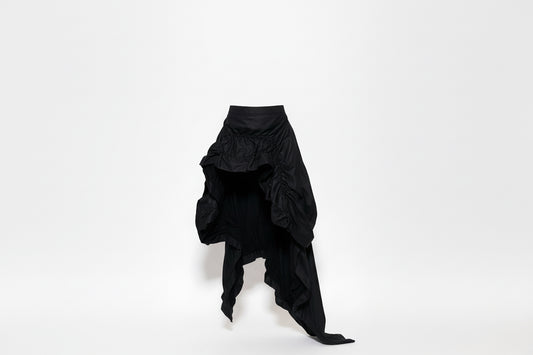 Ruffled Skirt Hi-Lo on Wax