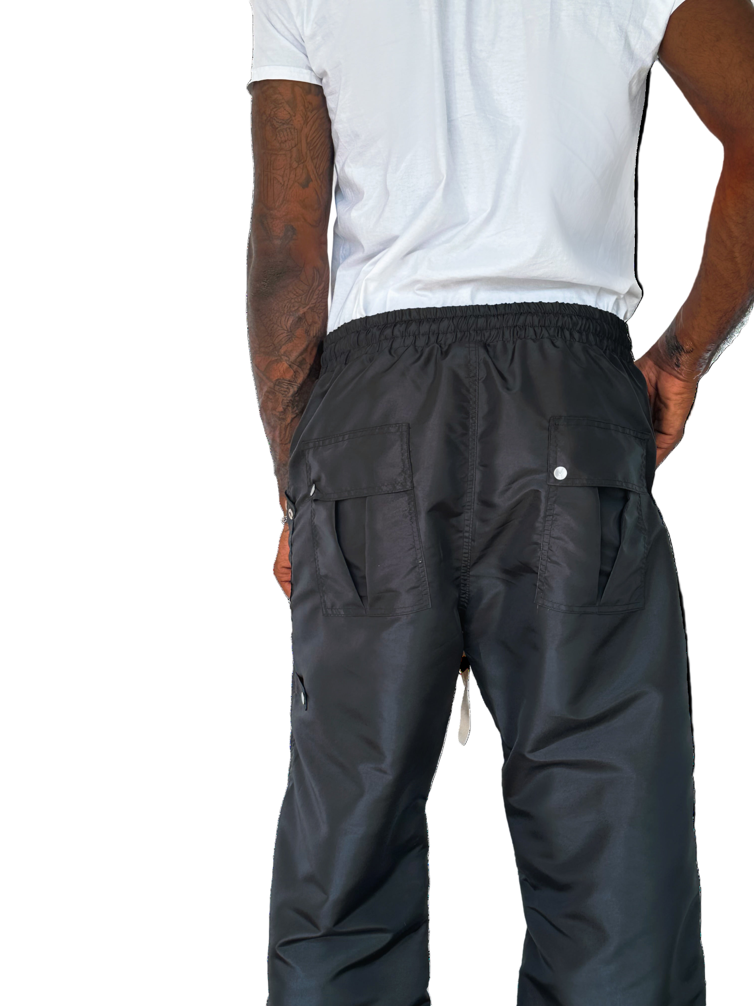 UTILITY CROP PANT BLACK