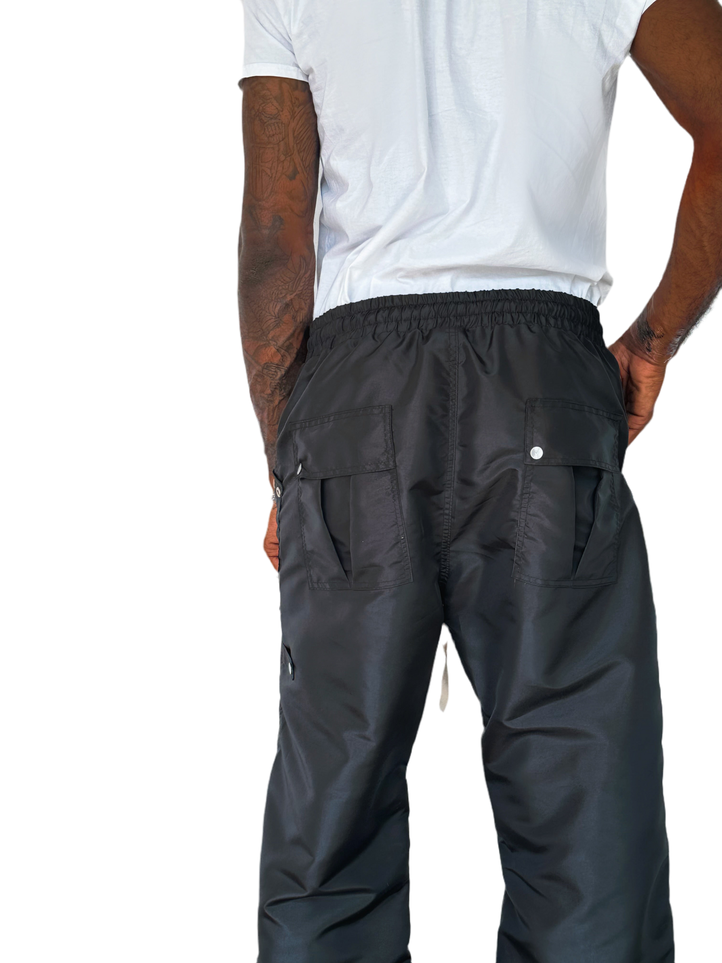 UTILITY CROP PANT BLACK