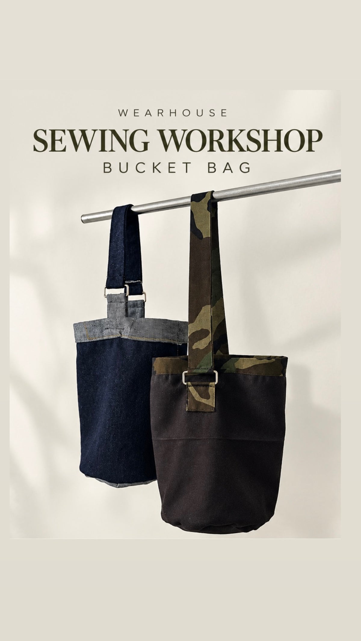 Sewing Class - BUCKET BAG