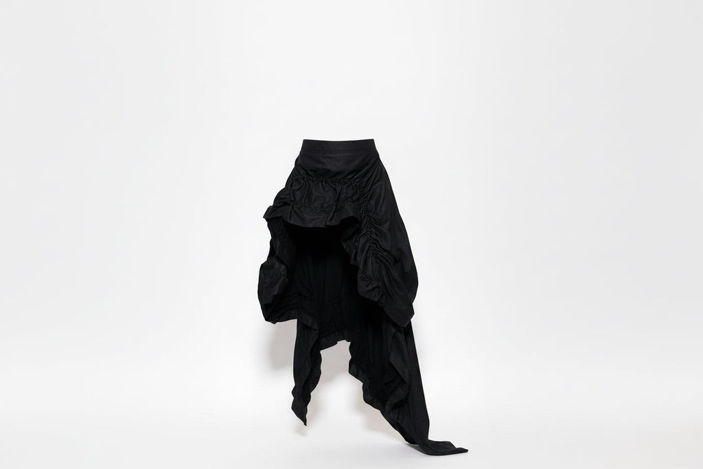 Ruffled Skirt Hi-Lo on Wax