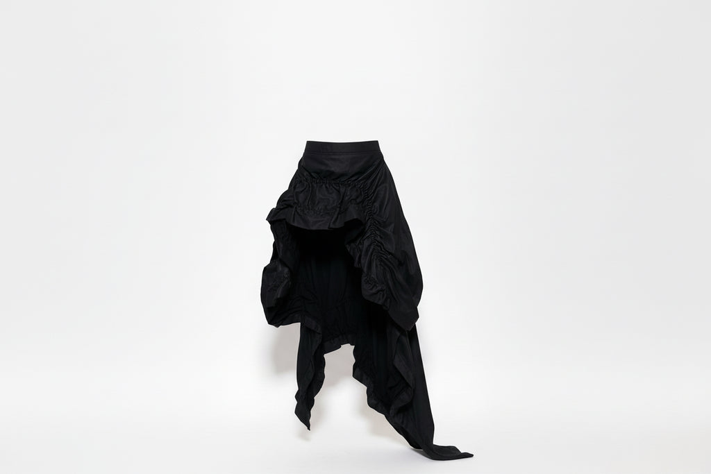 Ruffled Skirt Hi-Lo on Wax