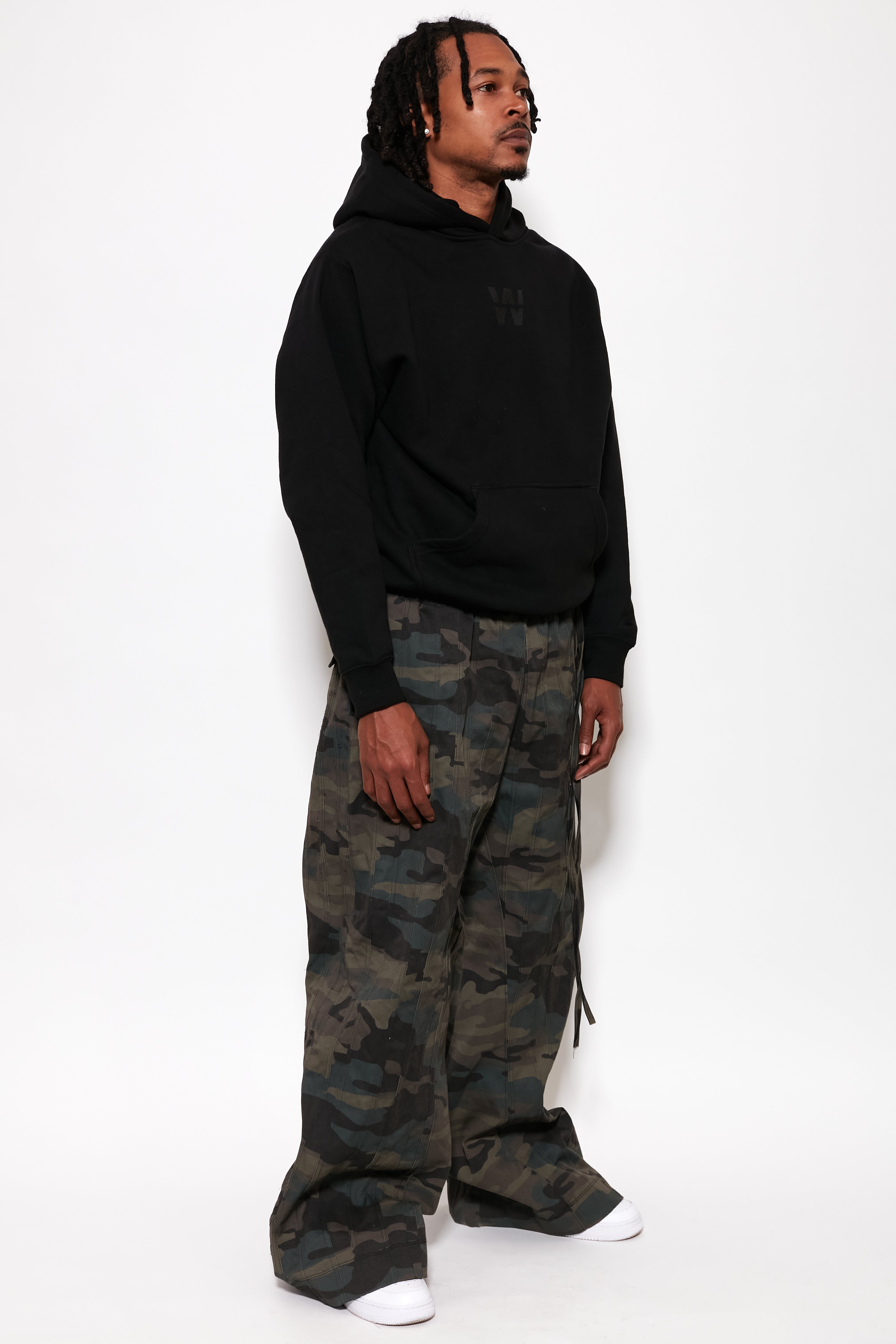 WEARHOUSE MENS BLACK HOODIE