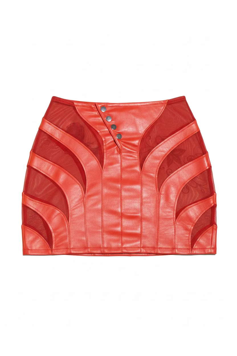 SCARLET DUALITY SKIRT